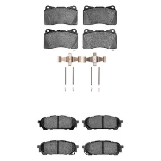 R1 Concepts® - Euro Ceramic Front and Rear Brake Pad Set