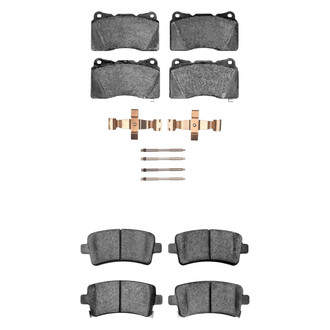 R1 Concepts® - Euro Ceramic Ceramic Front and Rear Brake Pad Set
