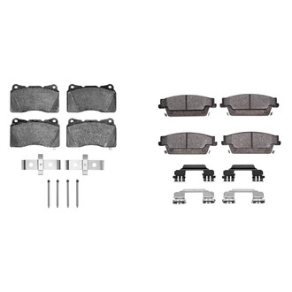 R1 Concepts® - Euro Ceramic Front and Rear Brake Pad Set