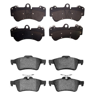 R1 Concepts® - Euro Ceramic Ceramic Front and Rear Brake Pad Set