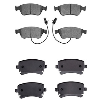 R1 Concepts® - Euro Ceramic Front and Rear Brake Pad Set