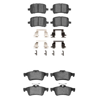 R1 Concepts® - Euro Ceramic Front and Rear Brake Pad Set