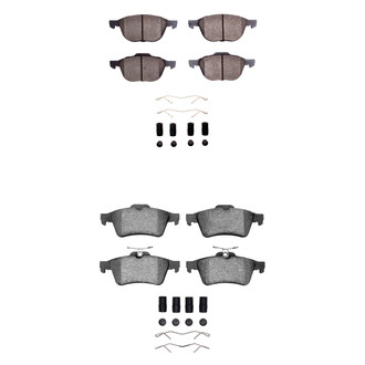 R1 Concepts® - Euro Ceramic Ceramic Front and Rear Brake Pad Set