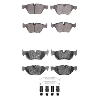 R1 Concepts® - Euro Ceramic Ceramic Front and Rear Brake Pad Set