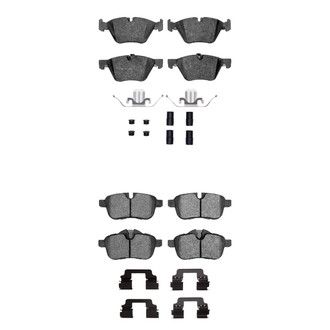 R1 Concepts® - Euro Ceramic Ceramic Front and Rear Brake Pad Set