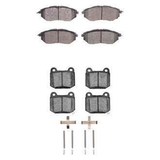 R1 Concepts® - Euro Ceramic Front and Rear Brake Pad Set