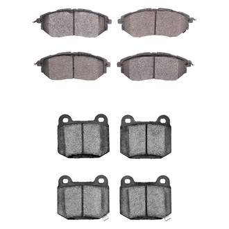 R1 Concepts® - Euro Ceramic Front and Rear Brake Pad Set