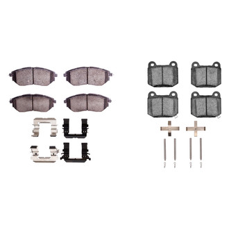 R1 Concepts® - Euro Ceramic Front and Rear Brake Pad Set