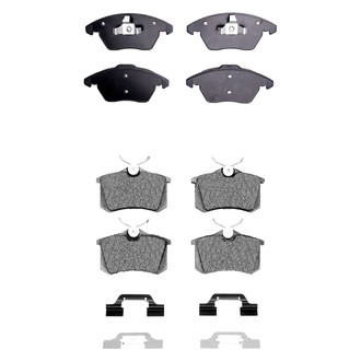 R1 Concepts® - Euro Ceramic Ceramic Front and Rear Brake Pad Set
