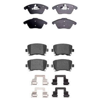 R1 Concepts® - Euro Ceramic Ceramic Front and Rear Brake Pad Set