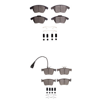 R1 Concepts® - Euro Ceramic Ceramic Front and Rear Brake Pad Set