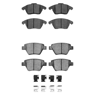 R1 Concepts® - Euro Ceramic Ceramic Front and Rear Brake Pad Set