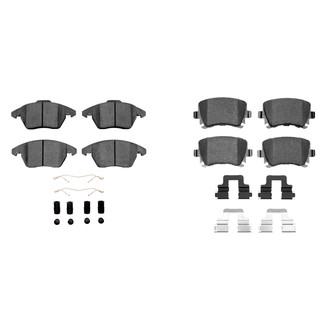 R1 Concepts® - Euro Ceramic Ceramic Front and Rear Brake Pad Set