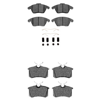 R1 Concepts® - Euro Ceramic Ceramic Front and Rear Brake Pad Set