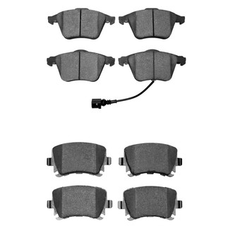 R1 Concepts® - Euro Ceramic Front and Rear Brake Pad Set