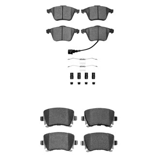 R1 Concepts® - Euro Ceramic Front and Rear Brake Pad Set