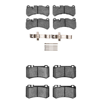 R1 Concepts® - Euro Ceramic Front and Rear Brake Pad Set