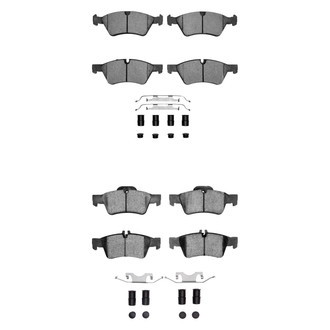 R1 Concepts® - Euro Ceramic Ceramic Front and Rear Brake Pad Set