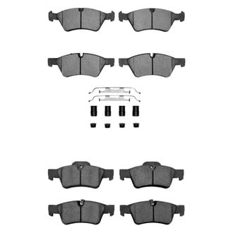R1 Concepts® - Euro Ceramic Front and Rear Brake Pad Set