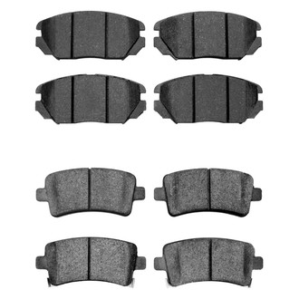 R1 Concepts® - Euro Ceramic Ceramic Front and Rear Brake Pad Set