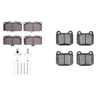 R1 Concepts® - Euro Ceramic Front and Rear Brake Pad Set
