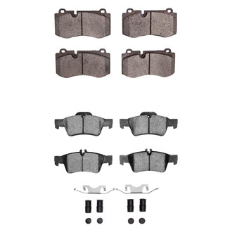R1 Concepts® - Euro Ceramic Front and Rear Brake Pad Set