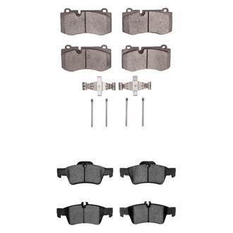 R1 Concepts® - Euro Ceramic Front and Rear Brake Pad Set