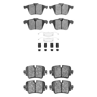 R1 Concepts® - Euro Ceramic Ceramic Front and Rear Brake Pad Set
