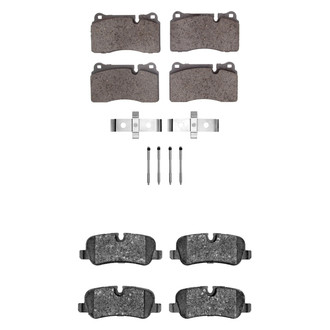 R1 Concepts® - Euro Ceramic Ceramic Front and Rear Brake Pad Set