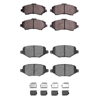 R1 Concepts® - Euro Ceramic Ceramic Front and Rear Brake Pad Set