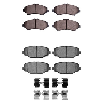 R1 Concepts® - Euro Ceramic Ceramic Front and Rear Brake Pad Set