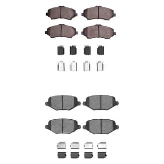 R1 Concepts® - Euro Ceramic Ceramic Front and Rear Brake Pad Set