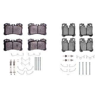 R1 Concepts® - Euro Ceramic Ceramic Front and Rear Brake Pad Set