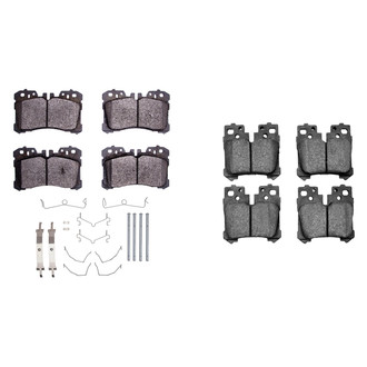 R1 Concepts® - Euro Ceramic Ceramic Front and Rear Brake Pad Set
