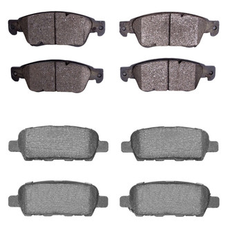 R1 Concepts® - Euro Ceramic Front and Rear Brake Pad Set