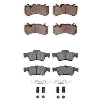 R1 Concepts® - Euro Ceramic Front and Rear Brake Pad Set