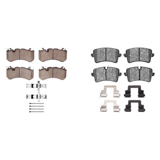R1 Concepts® - Euro Ceramic Ceramic Front and Rear Brake Pad Set