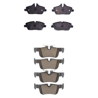 R1 Concepts® - Euro Ceramic Ceramic Front and Rear Brake Pad Set