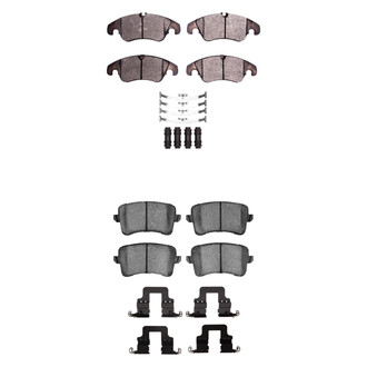 R1 Concepts® - Euro Ceramic Ceramic Front and Rear Brake Pad Set