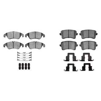 R1 Concepts® - Euro Ceramic Ceramic Front and Rear Brake Pad Set