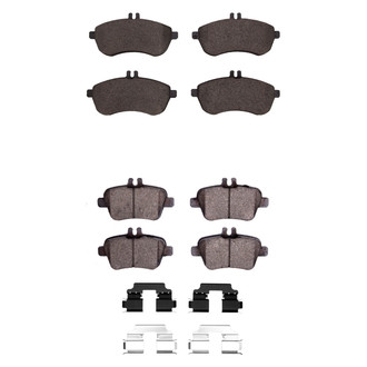 R1 Concepts® - Euro Ceramic Ceramic Front and Rear Brake Pad Set