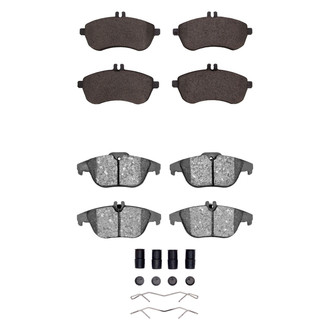 R1 Concepts® - Euro Ceramic Ceramic Front and Rear Brake Pad Set
