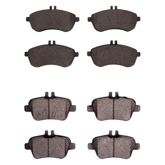 R1 Concepts® - Euro Ceramic Ceramic Front and Rear Brake Pad Set