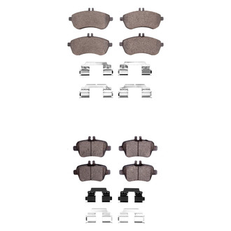 R1 Concepts® - Euro Ceramic Ceramic Front and Rear Brake Pad Set