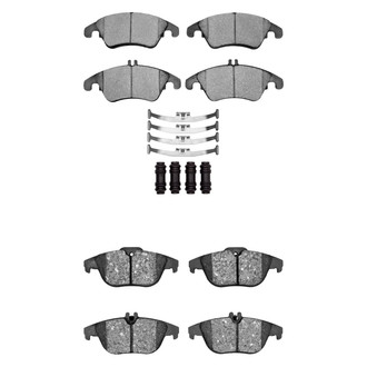 R1 Concepts® - Euro Ceramic Ceramic Front and Rear Brake Pad Set