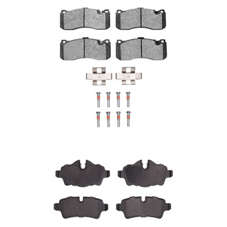 R1 Concepts® - Euro Ceramic Front and Rear Brake Pad Set