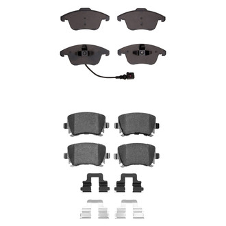R1 Concepts® - Euro Ceramic Ceramic Front and Rear Brake Pad Set