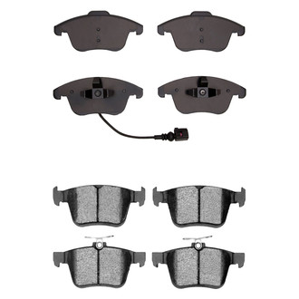 R1 Concepts® - Euro Ceramic Ceramic Front and Rear Brake Pad Set
