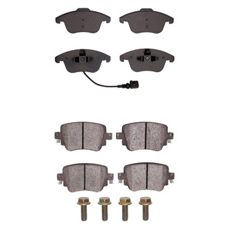 R1 Concepts® - Euro Ceramic Ceramic Front and Rear Brake Pad Set