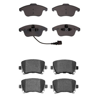 R1 Concepts® - Euro Ceramic Ceramic Front and Rear Brake Pad Set